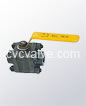 3PCS Flange ball valves
