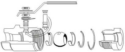 Forged steel ball valves