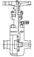 Flat gate valves 
